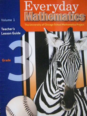 (image for) UCSMP Everyday Mathematics 3 TLG Volume 1 (TE)(Spiral) by Bell,