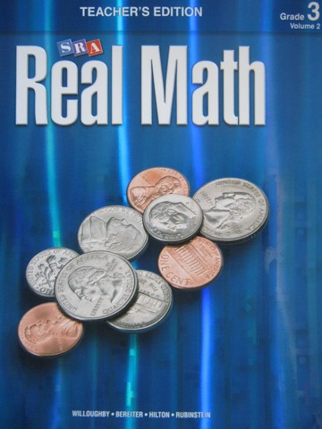 (image for) SRA Real Math 3 TE Volume 2 (TE)(Spiral) by Willoughby,