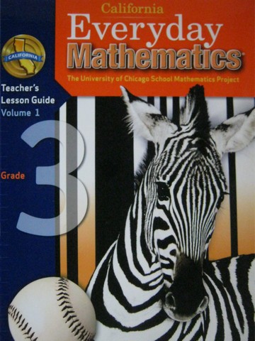 (image for) California Everyday Mathematics 3 TLG Volume 1 (CA)(TE)(Spiral)