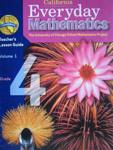 (image for) California Everyday Mathematics 4 TLG Volume 1 (CA)(TE)(Spiral)