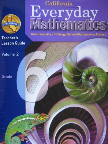 (image for) California Everyday Mathematics 6 TLG Volume 2 (CA)(TE)(Spiral)