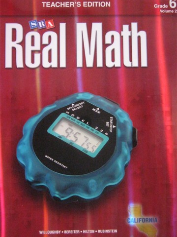 (image for) SRA Real Math 6 TE Volume 2 (CA)(TE)(Spiral) by Willoughby,