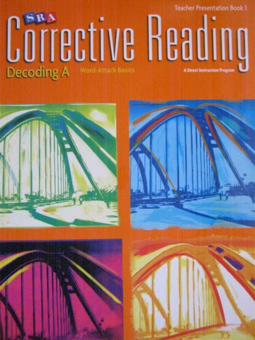 (image for) SRA Corrective Reading Decoding A TP Book 1 (TE)(Spiral)