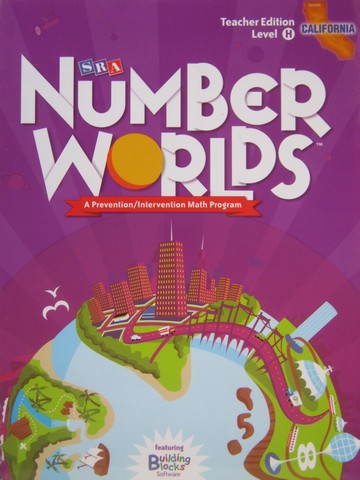 (image for) Number Worlds H California TE (CA)(TE)(Spiral) by Griffin