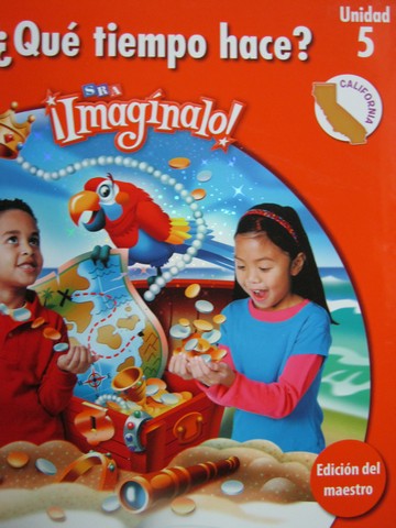 (image for) SRA ¡Imagínalo! Nivel 1 Unidad 5 TE (CA)(TE)(Spiral) by Abarca