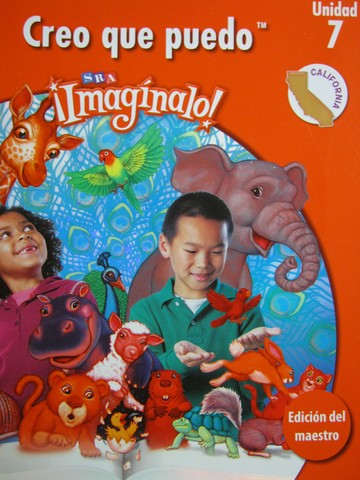 (image for) SRA ¡Imagínalo! Nivel 1 Unidad 7 TE (CA)(TE)(Spiral) by Abarca