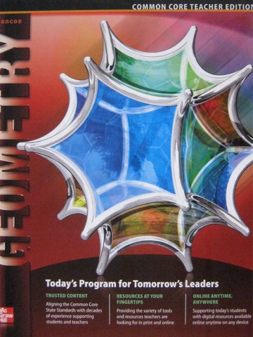(image for) Geometry Common Core Edition TE (TE)(H) by Carter, Cuevas, Day,