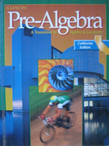 (image for) Pre-Algebra A Transition to Algebra & Geometry (CA)(H)