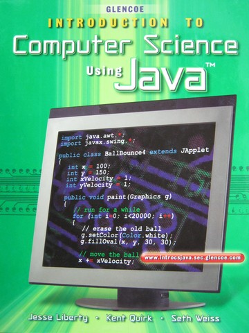 (image for) Introduction to Computer Science Using Java (H) by Liberty,