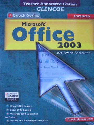 (image for) Microsoft Office 2003 Advanced TAE (TE)(H) by Schultz,
