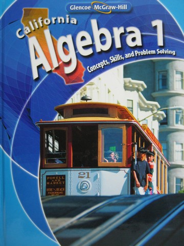 (image for) California Algebra 1 Concepts Skills & Problem Solving (CA)(H)
