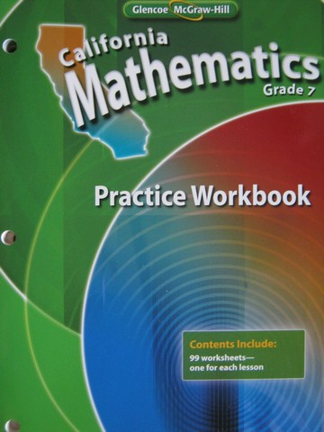 (image for) California Mathematics 7 Practice Workbook (CA)(P)