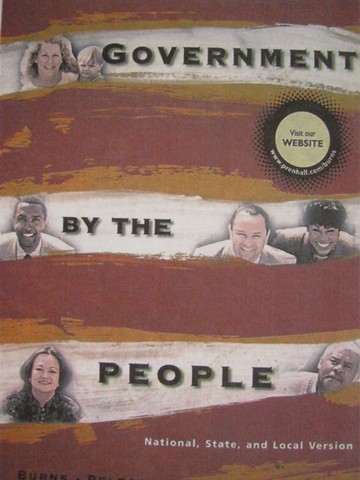 (image for) Government by the People 18th Edition (H) by Burns, Peltason,