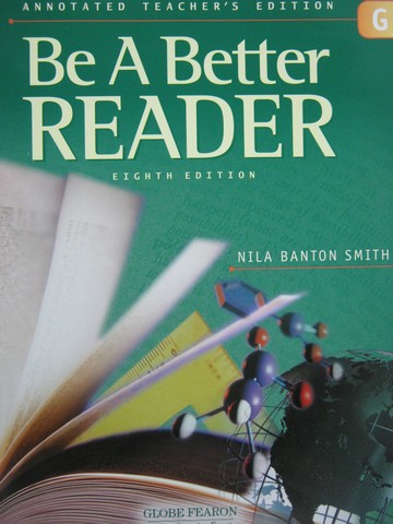 (image for) Be a Better Reader Level G 8th Edition ATE (TE)(P) by Nila Smith