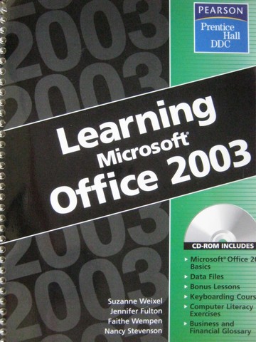 (image for) Learning Microsoft Office 2003 (Spiral) by Weixel, Fulton,