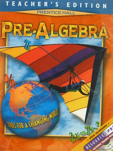 (image for) Pre-Algebra Tools for a Changing World TE (TE)(H) by Davison,