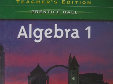 (image for) Algebra 1 TE (TE)(H) by Smith, Charles, Dossey, & Bittinger