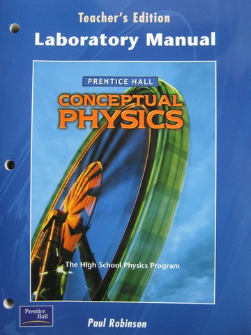 (image for) Conceptual Physics Laboratory Manual TE (TE)(P) by Robinson - Click Image to Close