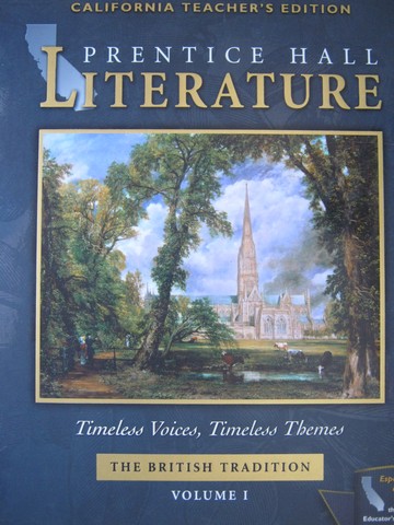 (image for) Literature British Tradition TE 1 (CA)(TE)(H) by Kinsella,