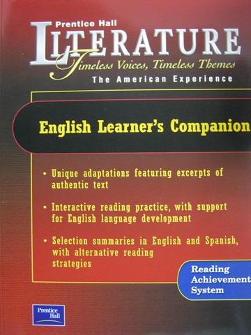 (image for) Literature American Experience English Learner's Companion (P)