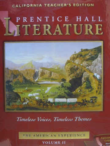 (image for) Literature American Experience TE 2 (CA)(TE)(H) by Kinsella,