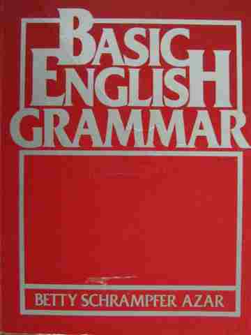 Basic English Grammar (P) by Betty Schrampfer Azar (image for) Basic English Grammar (P) by Betty Schrampfer Azar