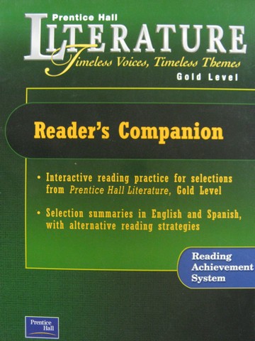 (image for) Literature Gold Level Reader's Companion (P)
