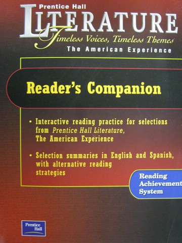 (image for) Literature American Experience Reader's Companion (P)