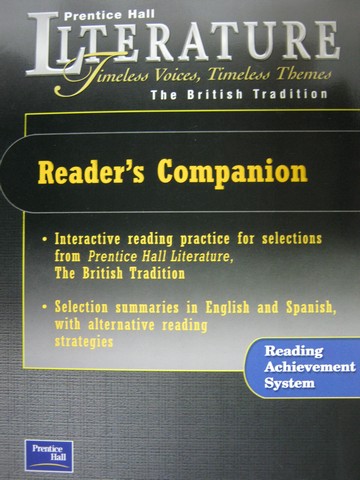 (image for) Literature British Tradition Reader's Companion (P)