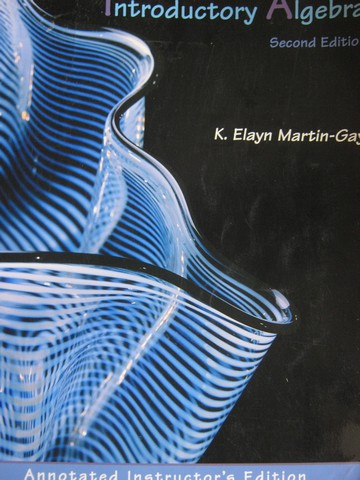 (image for) Introductory Algebra 2nd Edition AIE (TE)(P) by Martin-Gay