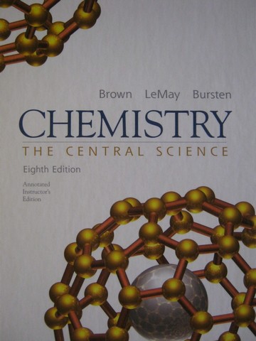(image for) Chemistry The Central Science 8th Edition AIE (TE)(H) by Brown,