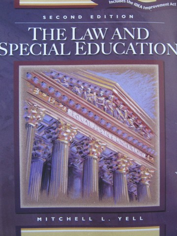 (image for) Law & Special Education 2nd Edition (P) by Mitchell L Yell