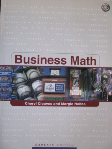 (image for) Business Math 7th Edition (P) by Cheryl Cleaves & Margie Hobbs