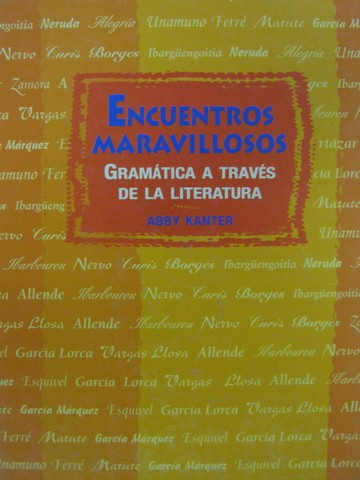 (image for) Encuentros Maravillosos Gramatica a Traves de la Literatura (H)