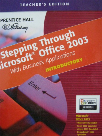 (image for) Stepping Through Microsoft Office 2003 Introductory (TE)(Spiral)