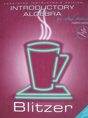 (image for) Introductory Algebra for College Students 4e AIE (TE)(H)