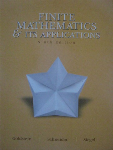 (image for) Finite Mathematics & Its Applications 9th Edition (H)