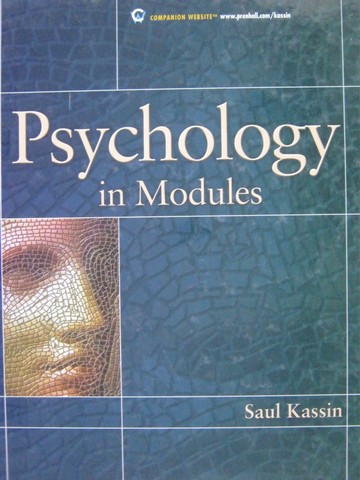 (image for) Psychology in Modules (H) by Saul Kassin