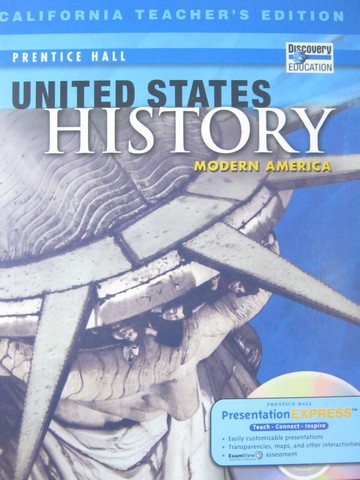 (image for) United States History Modern America TE (CA)(TE)(H)