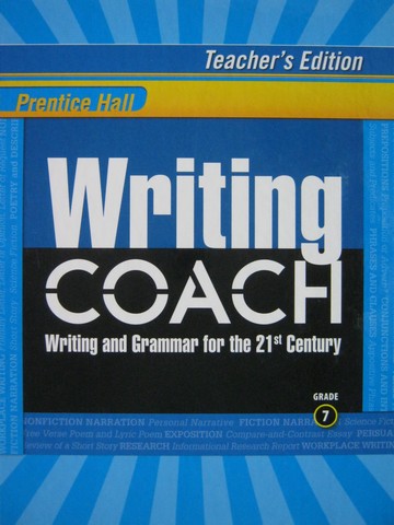 (image for) Writing Coach 7 TE (TE)(H) by Anderson, Gallagher, Arroyo,