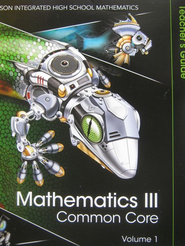 (image for) Mathematics 3 Common Core TG Volume 1 (TE)(Spiral) by Charles,