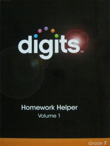 (image for) Digits Grade 7 Homework Helper Volume 1 (H) by Fennell, Johnson, - Click Image to Close