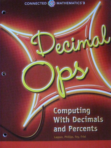 (image for) CMP3 6 Decimal Ops (P) by Lappan, Phillips, Fey, & Friel