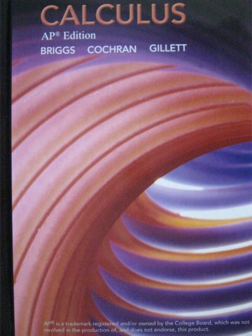 (image for) Calculus AP Edition (H) by Briggs, Cochran, Gillett, & Schulz