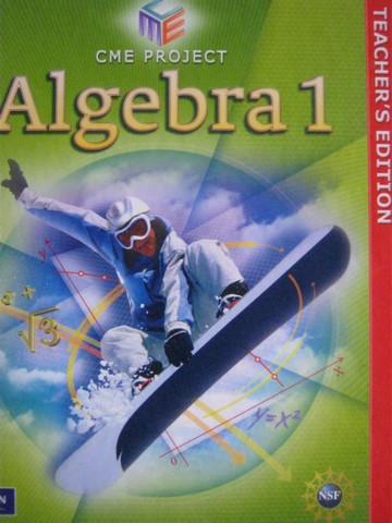 (image for) CME Project Algebra 1 TE (TE)(H) by Benson, Cuoco, D'Amato,