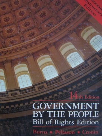 (image for) Government by the People Bill of Rights Edition 14e AIE (TE)(H)