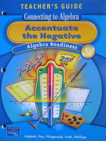 (image for) Algebra Readiness Accentuate the Negative TG (CA)(TE)(P)
