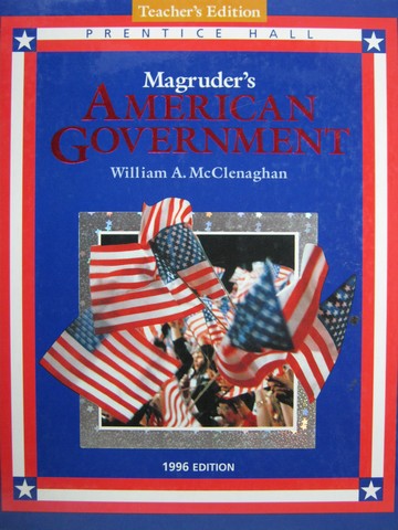 (image for) Magruder's American Government 1996 TE (TE)(H) by McClenaghan