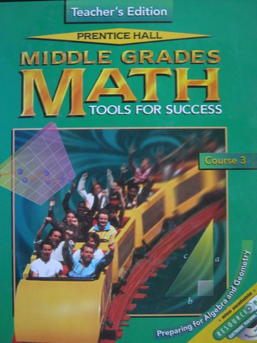 (image for) Middle Grades Math Tools for Success Course 3 TE (TE)(H)