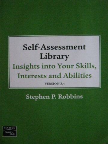 (image for) Self-Assessment Library Version 3.4 (P) by Stephen P Robbins